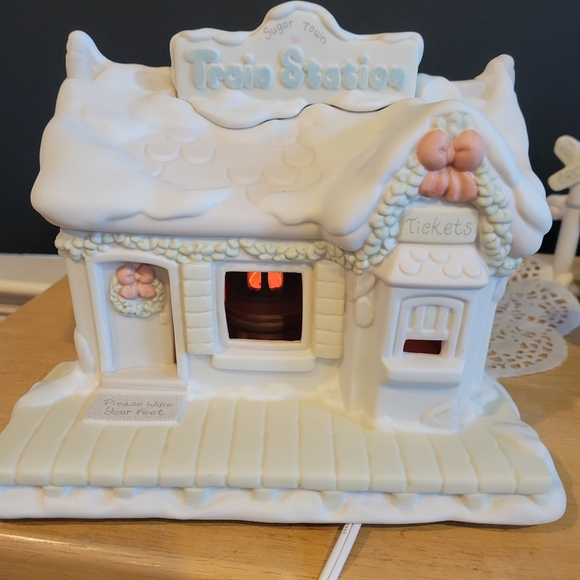 Vintage Sugar Town Train Set 6-pc Precious Moments Retired - Picture 11 of 14